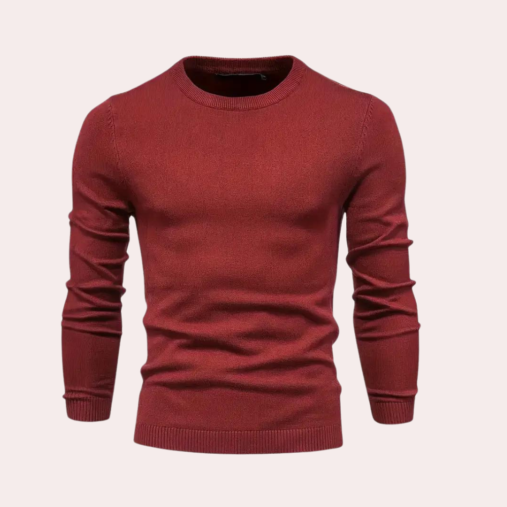 Thorsten - Casual knitted men's jumper for summer