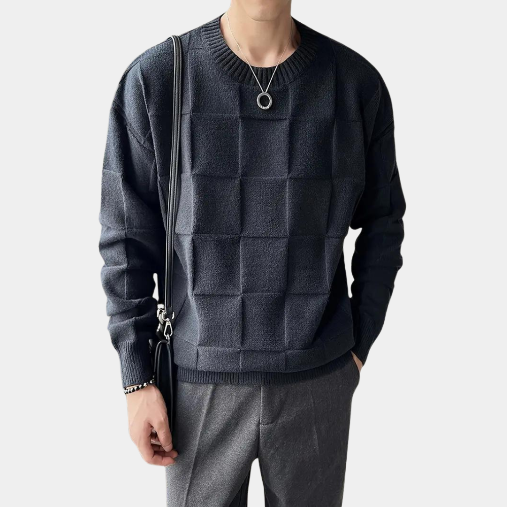 Bayless - Casual knitted light summer men's sweater