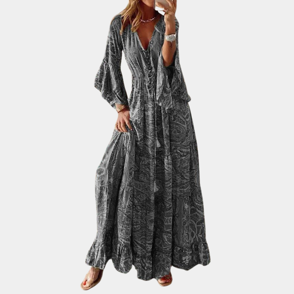 Agathe - Bohemian Long Summer Dress for Women