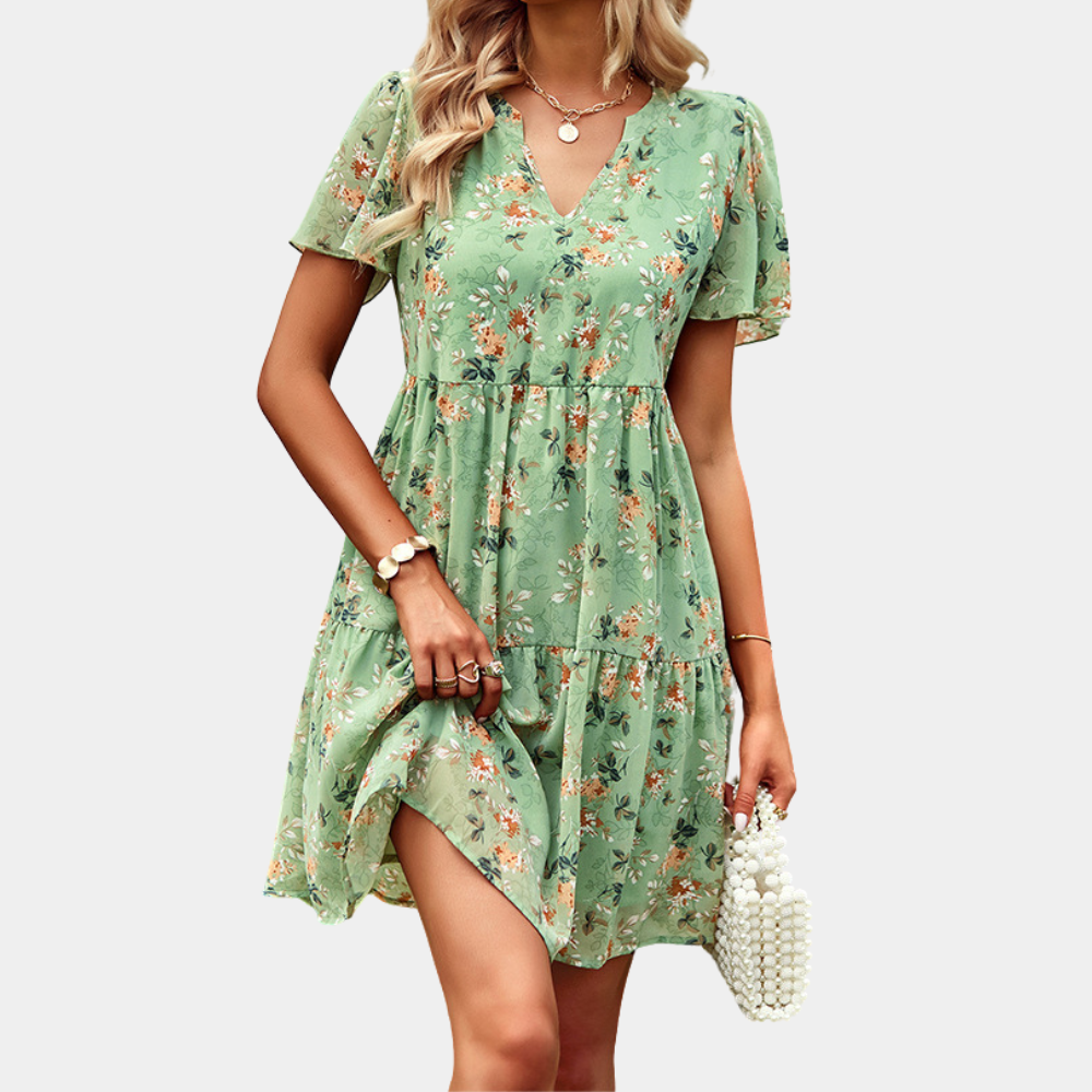 Zanna - Summer Floral Women's Dress