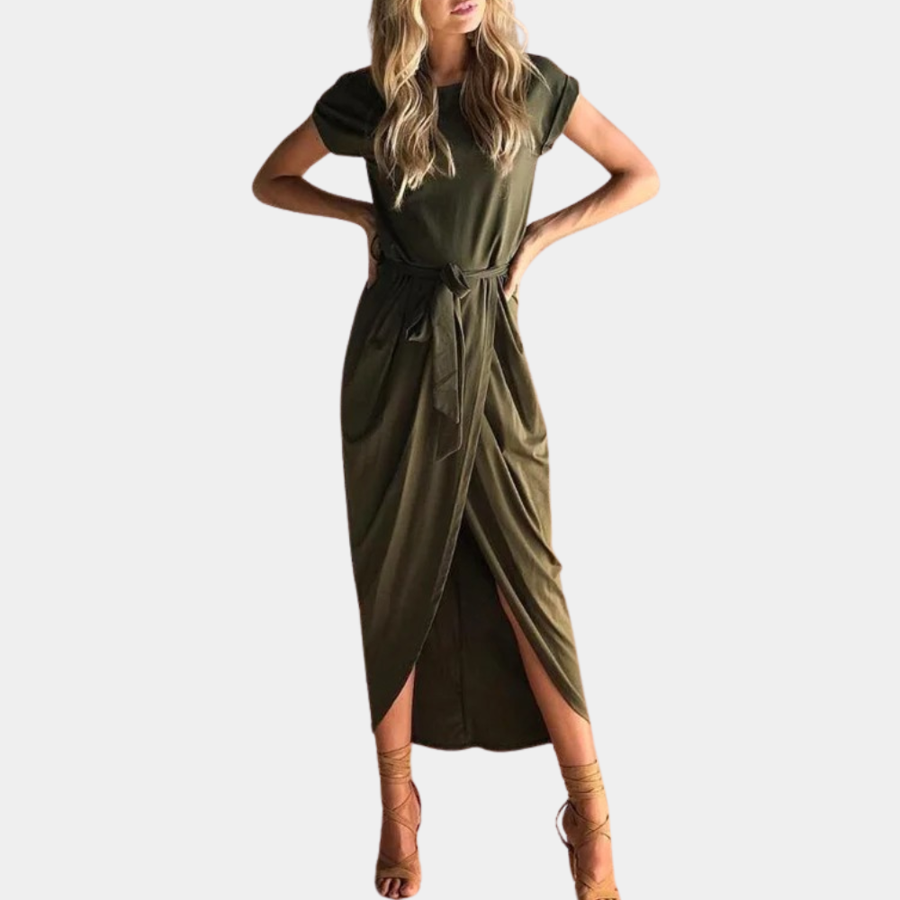 Augustine - Lightweight summer dress for women with short sleeves