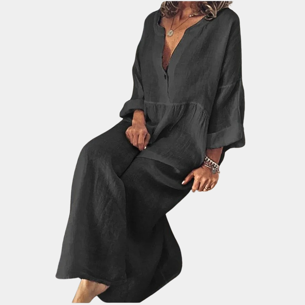 Bijou - Casual plain ladies' dress for summer