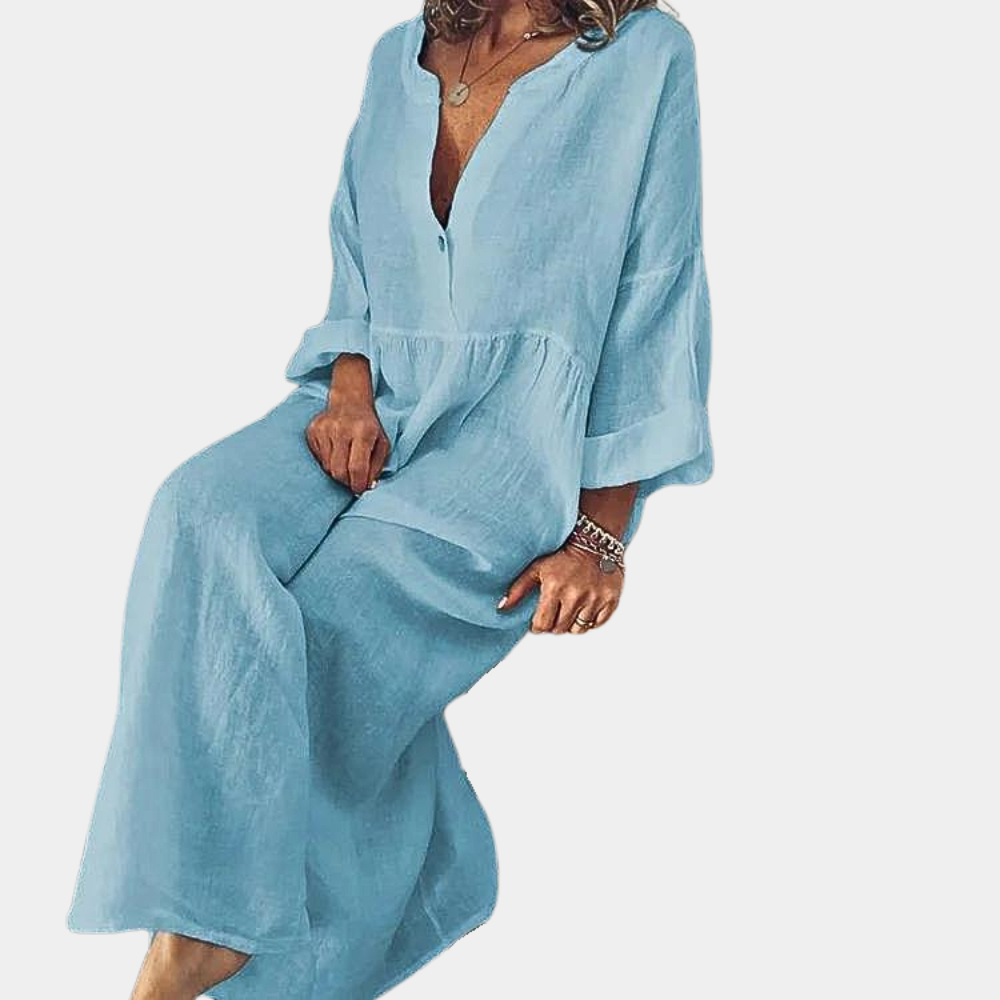 Bijou - Casual plain ladies' dress for summer