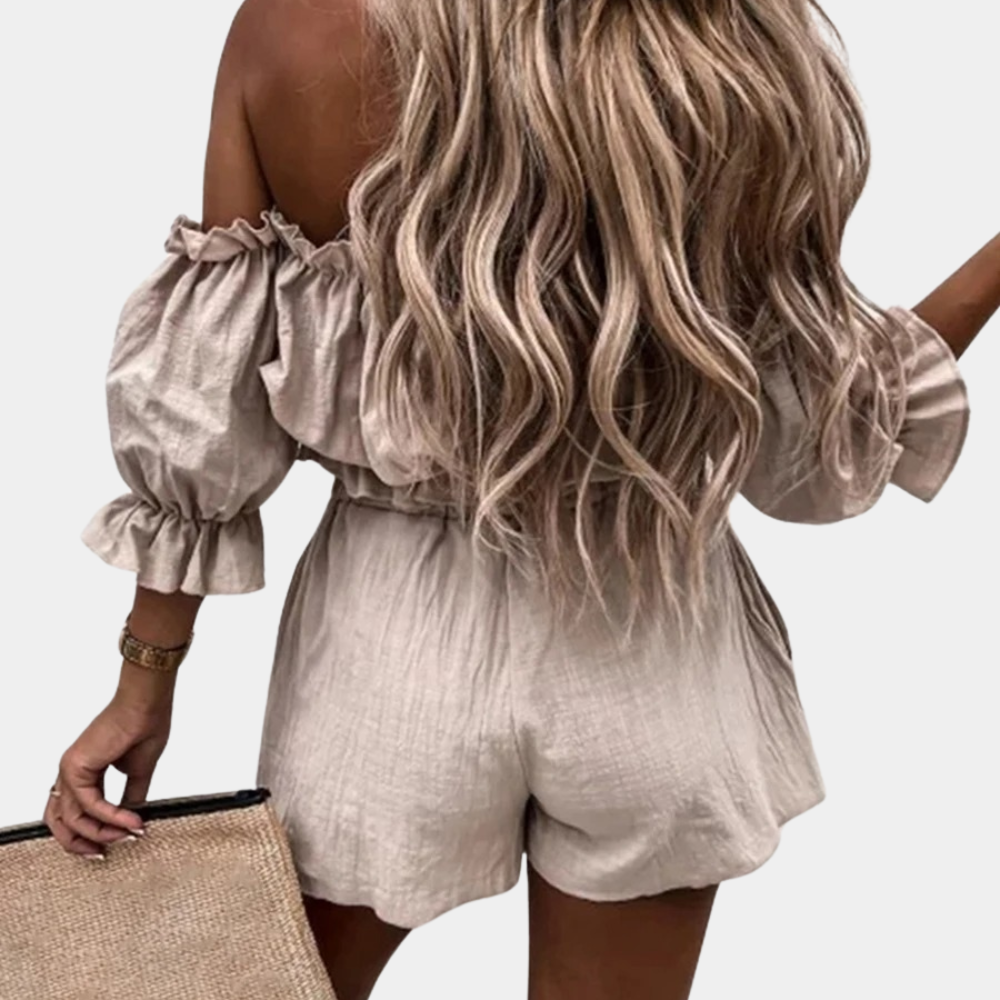 Blanche - Women's Shorts and Top Set for Summer Adventures