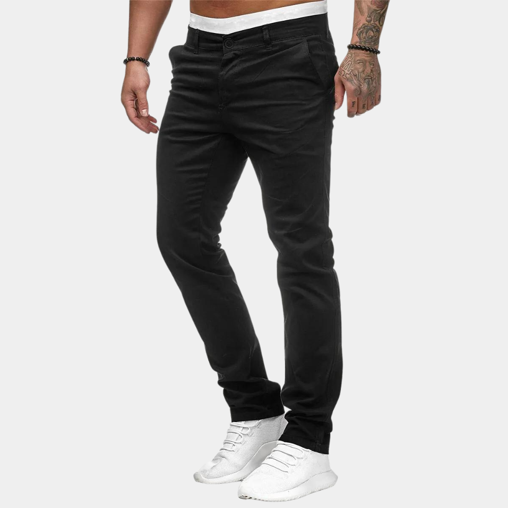 William - Casual men's trousers for summer