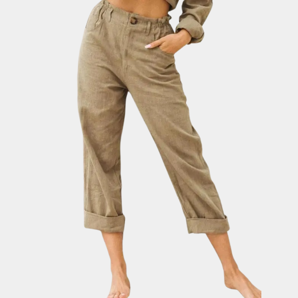 Alisa - Light and Airy Summer Casual Women's Trousers