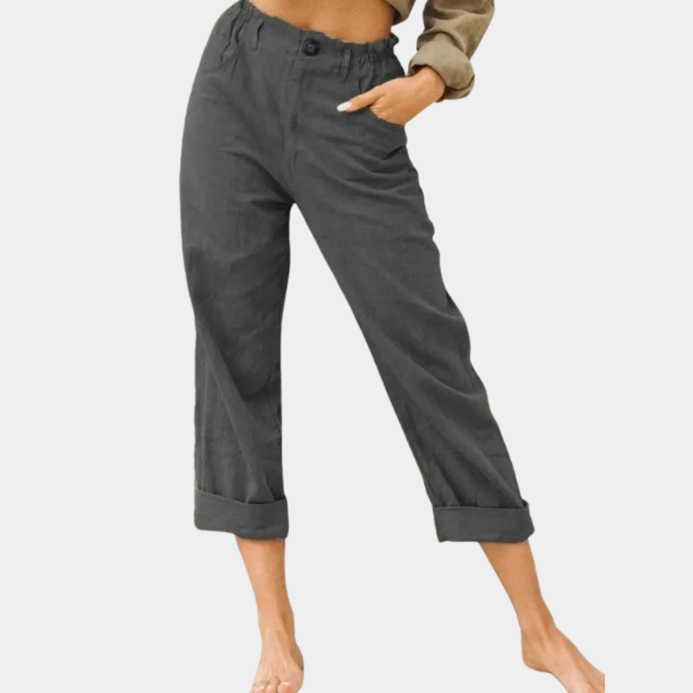 Alisa - Light and Airy Summer Casual Women's Trousers