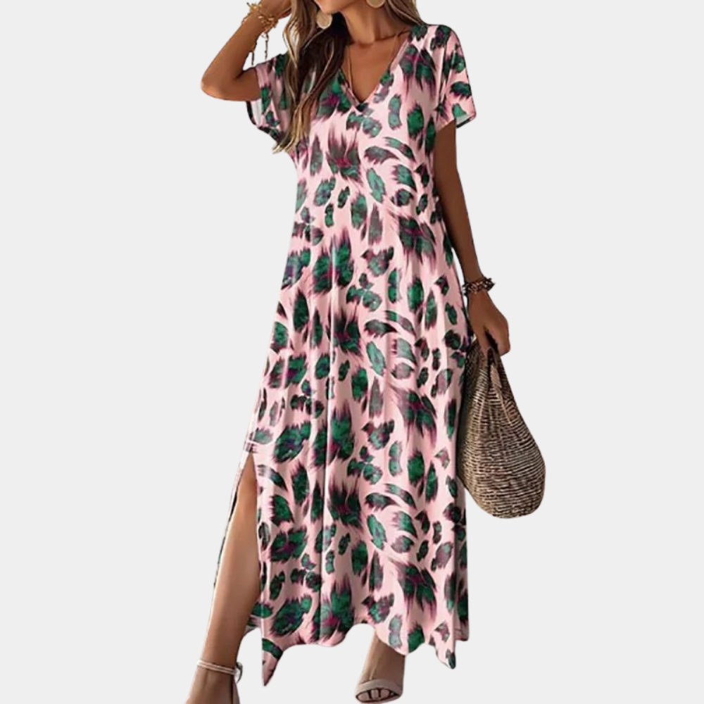 Yvonne - Airy Summer Dress for Women with Split