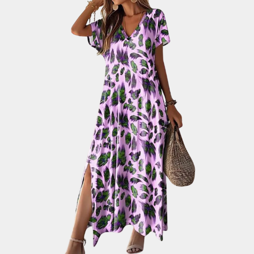 Yvonne - Airy Summer Dress for Women with Split