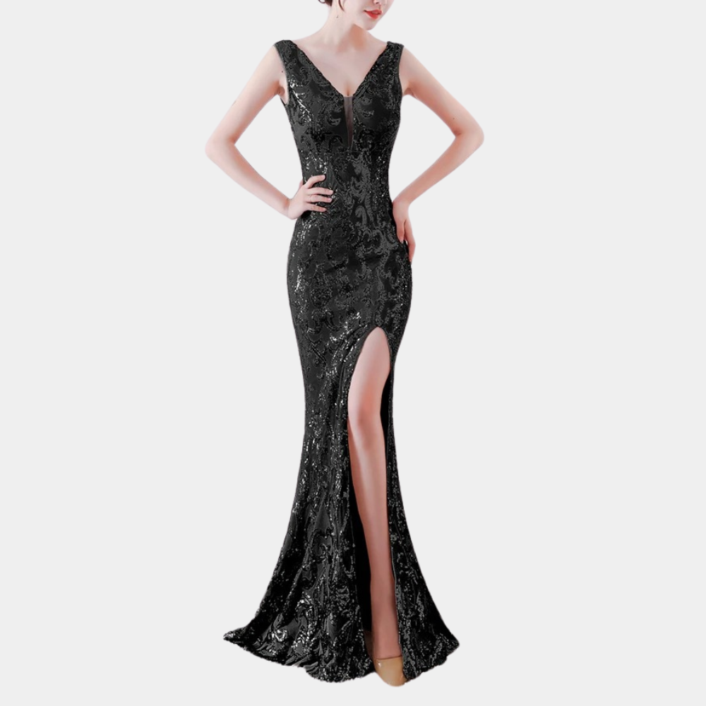 Vien - Luxurious Ladies' Dress with Lace for Summer