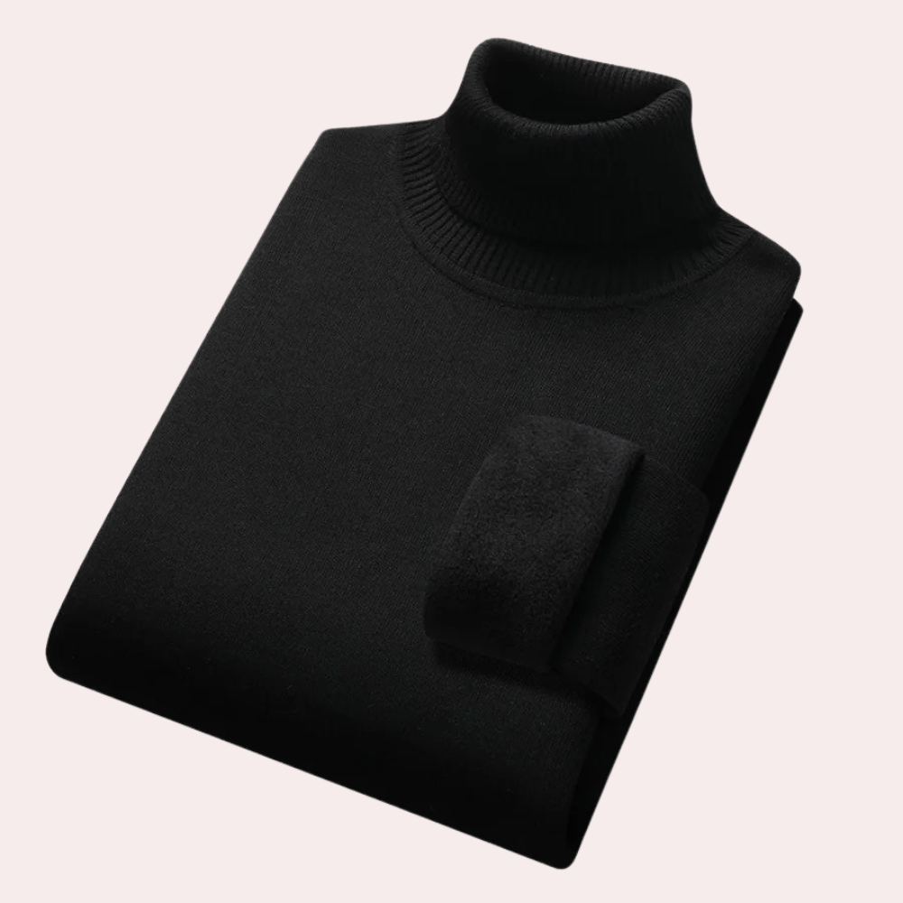 Beau - Casual roll-neck jumper for men