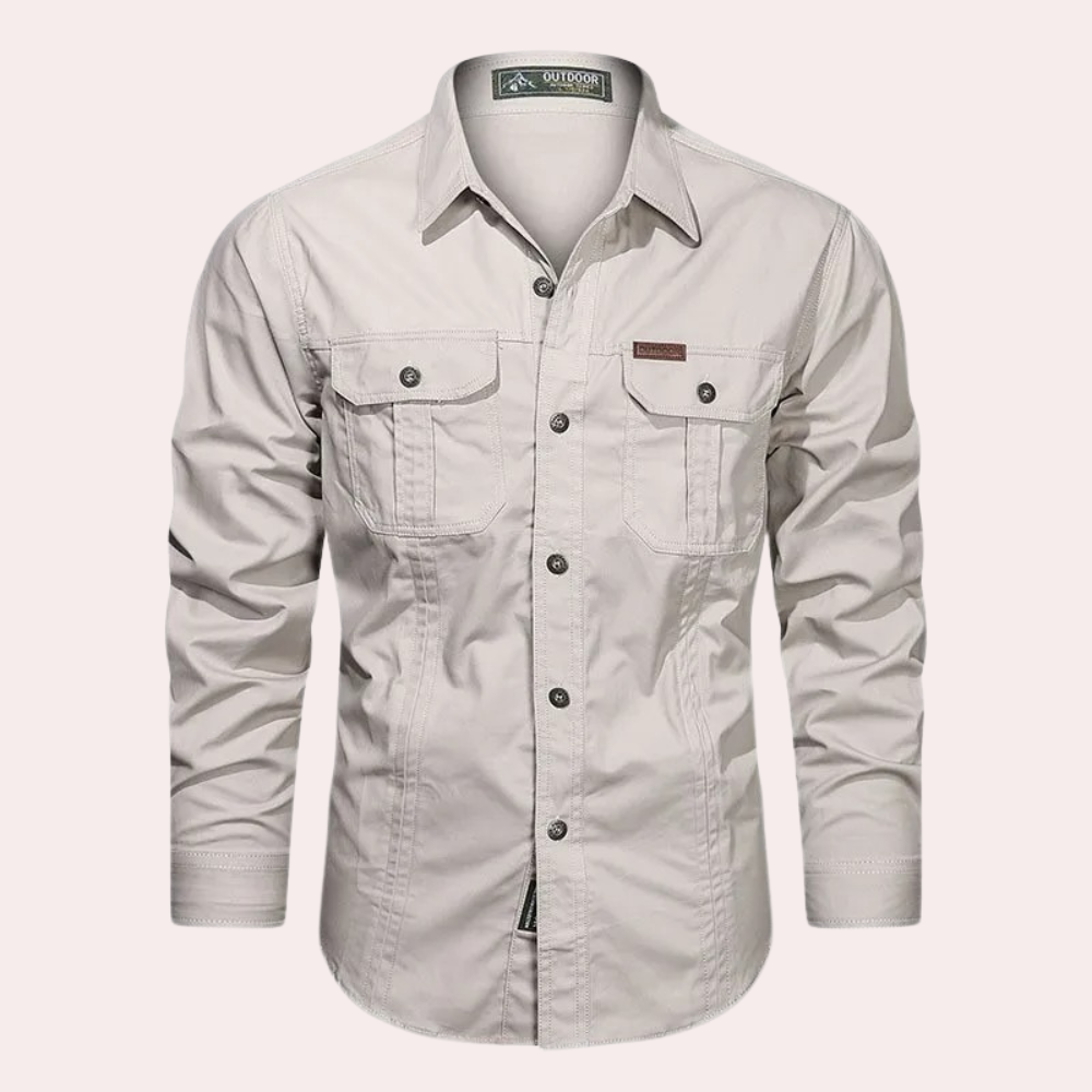 Barbeau - Casual summer outdoor shirt for men