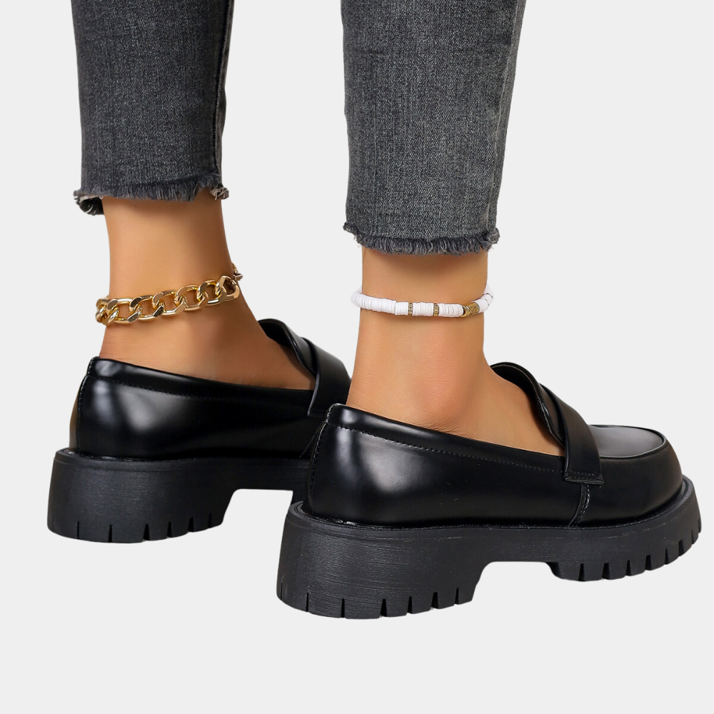 Klassische Lederloafer