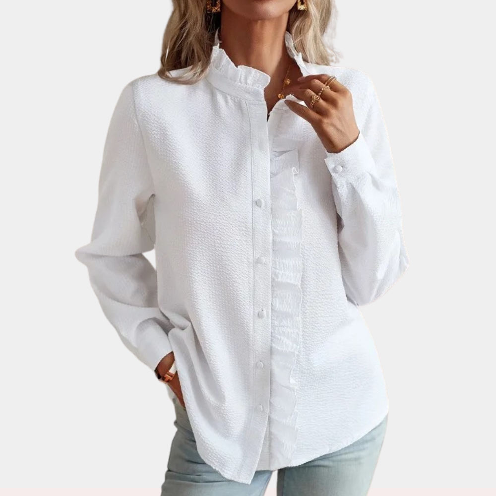 Alicia - Stylish Striped Spring and Summer Blouse