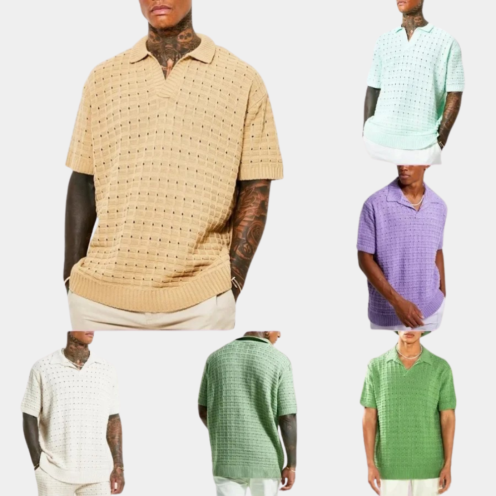 Stephan - Lightweight and breathable men's polo for summer