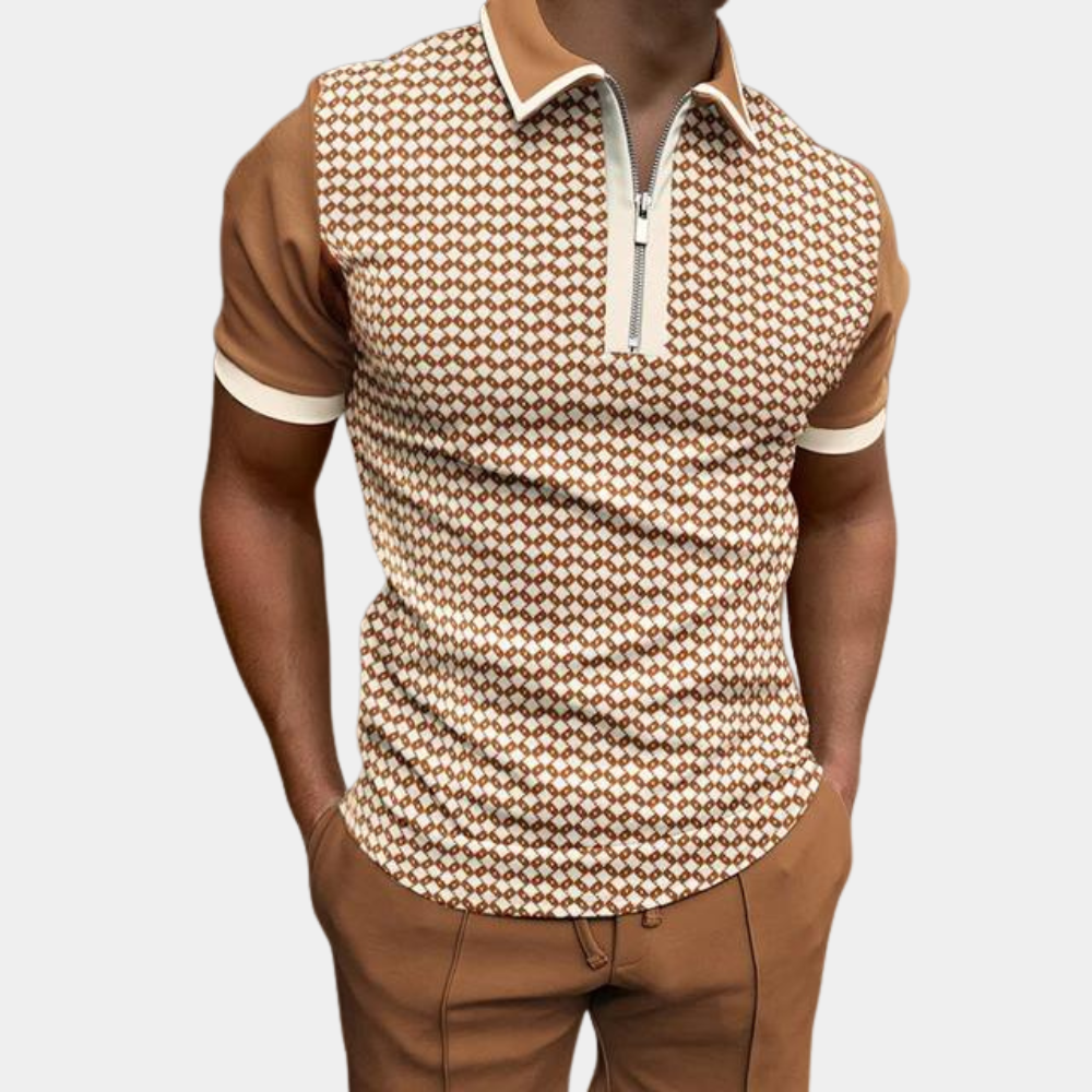 Yacine - Modern men's polo shirt for summer