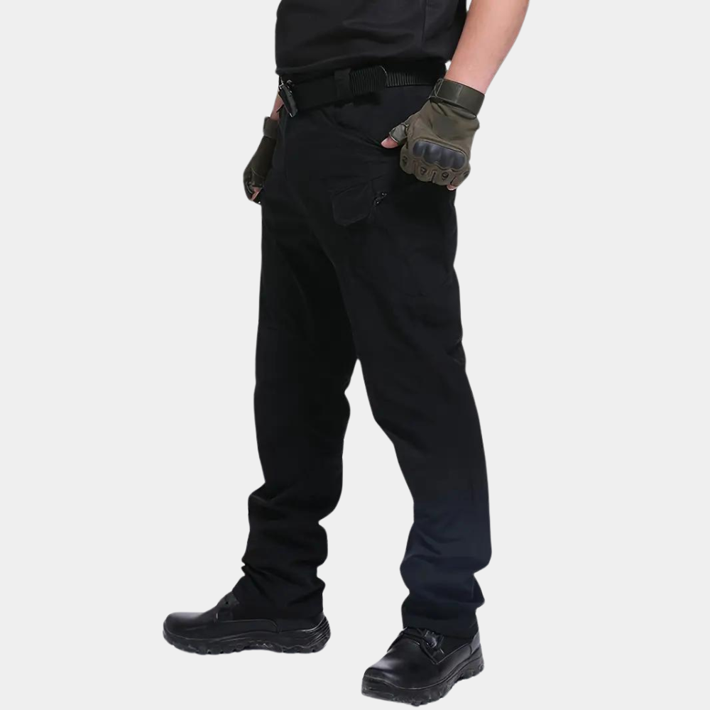Umberto - Light cargo men's trousers with multiple pockets for summer