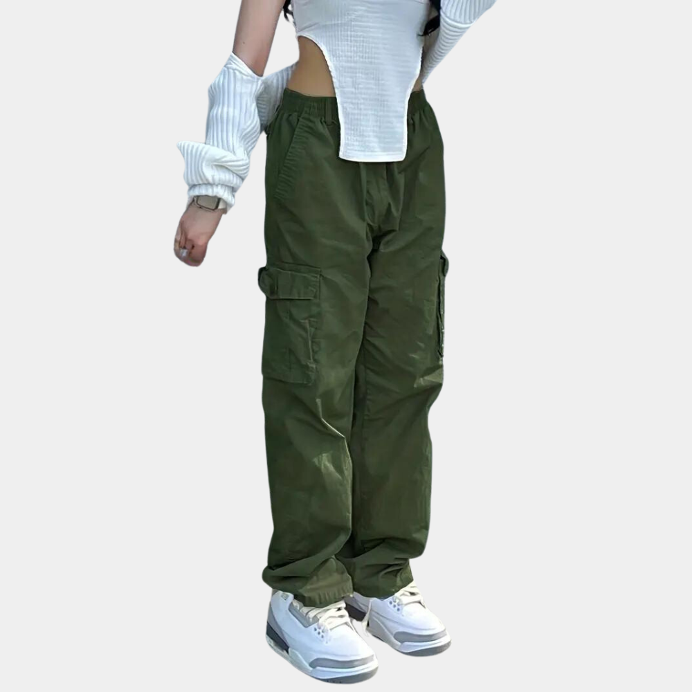 Carina - Lightweight Casual Cargo Trousers for Women, Perfect for Summer