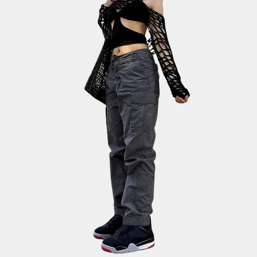 Carina - Lightweight Casual Cargo Trousers for Women, Perfect for Summer