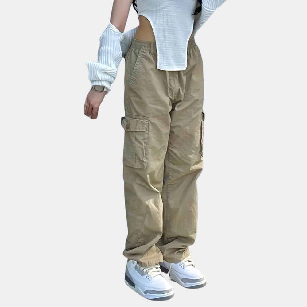 Carina - Lightweight Casual Cargo Trousers for Women, Perfect for Summer