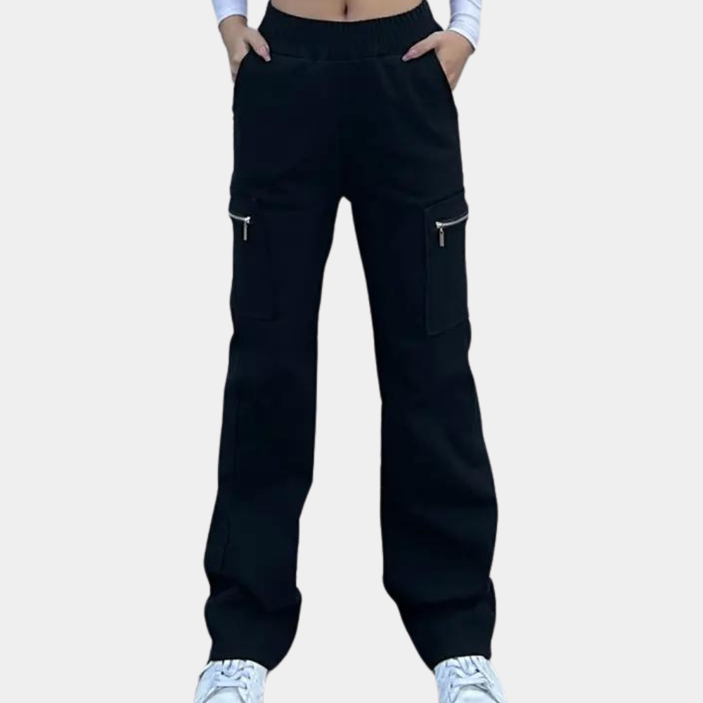Cadenza - Elegant cargo trousers for women, perfect for summer