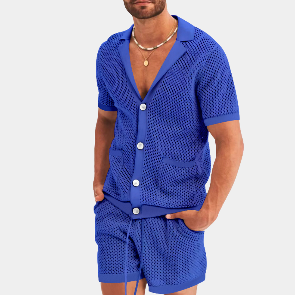 Silvano - Stylish Summer Two-Piece Men's Set