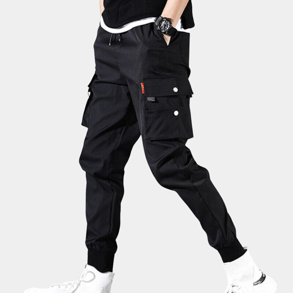 Benvolio - Lightweight cargo trousers for men with flap pockets for summer