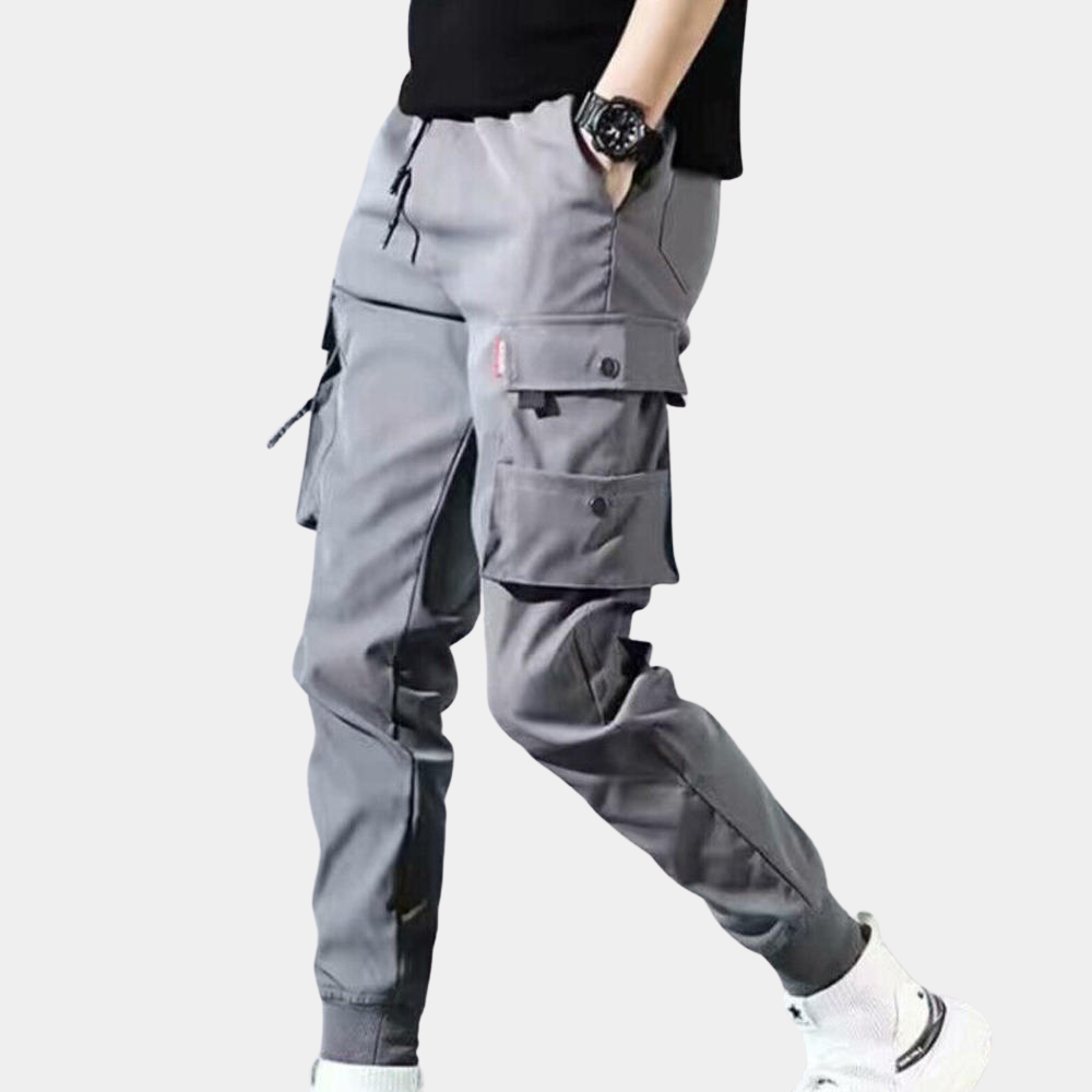 Benvolio - Lightweight cargo trousers for men with flap pockets for summer