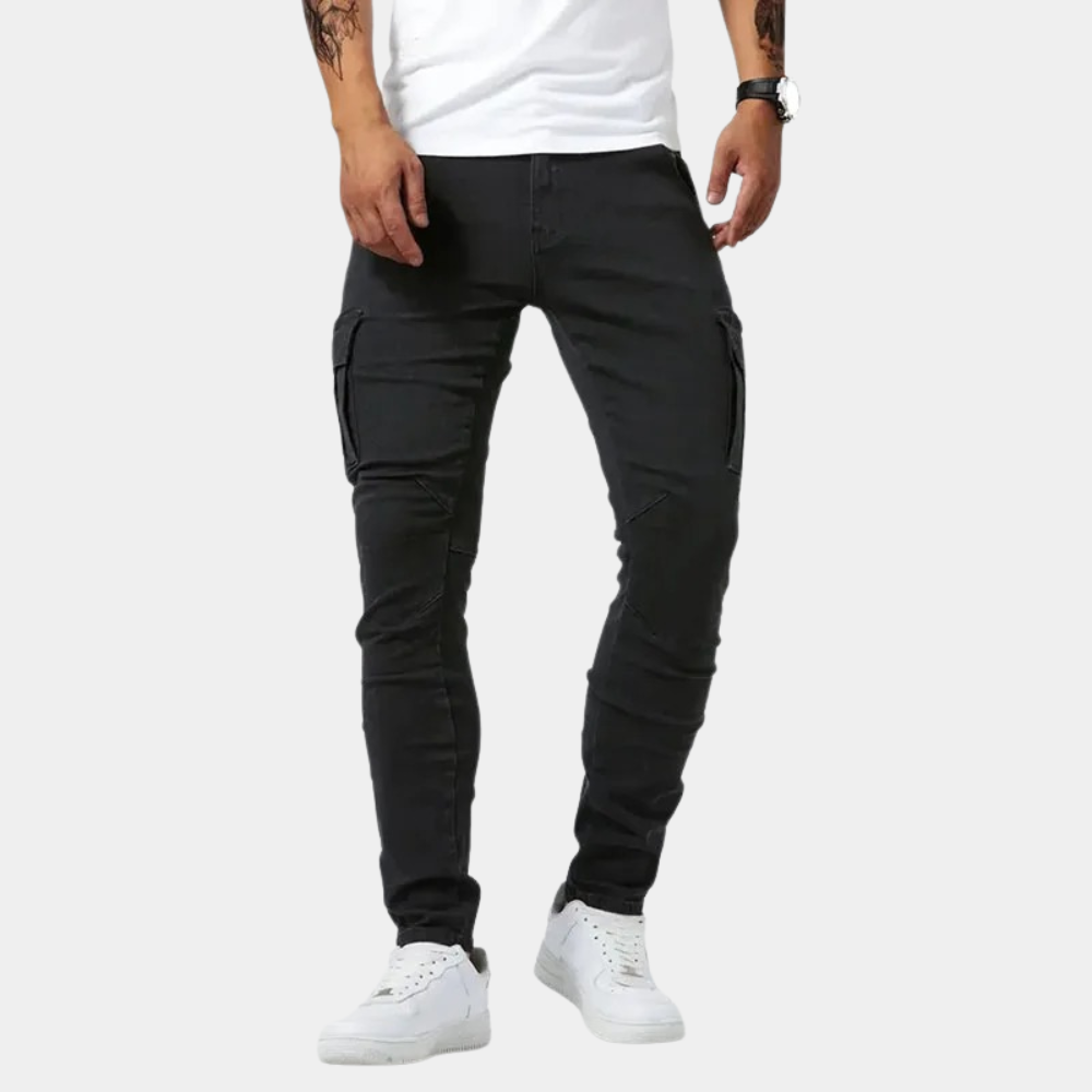 Amara - Stretch Cargo Trousers for Men for Summer