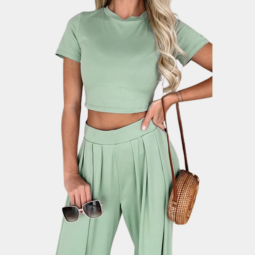 Avena - Comfortable Summer Two-Piece Women's Set