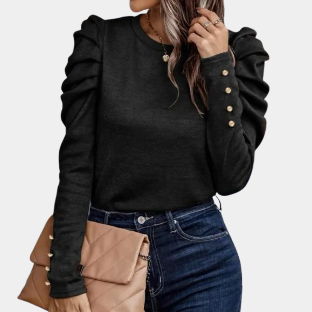 Aimee - Light Women's Blouse with Puff Sleeves for Summer
