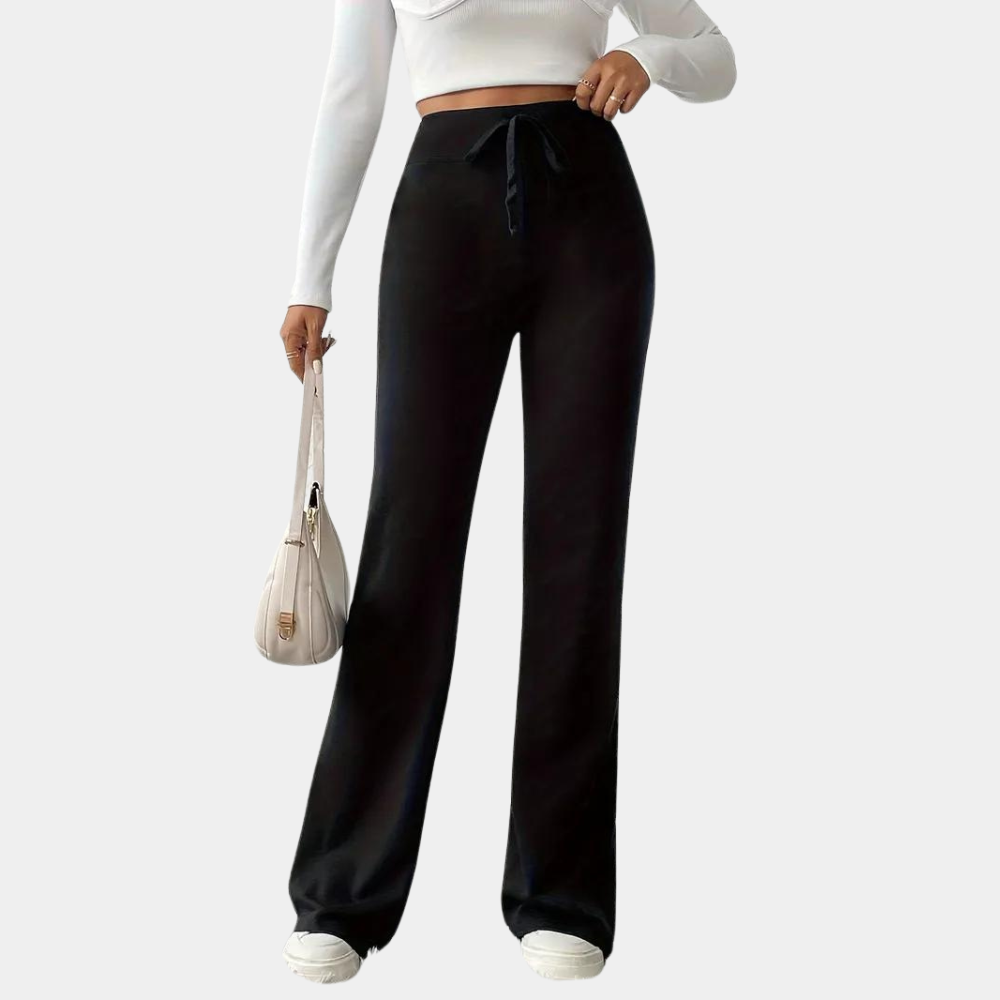 Venezia - Lightweight casual flared women's trousers for summer