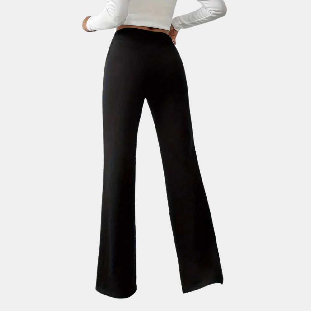 Venezia - Lightweight casual flared women's trousers for summer