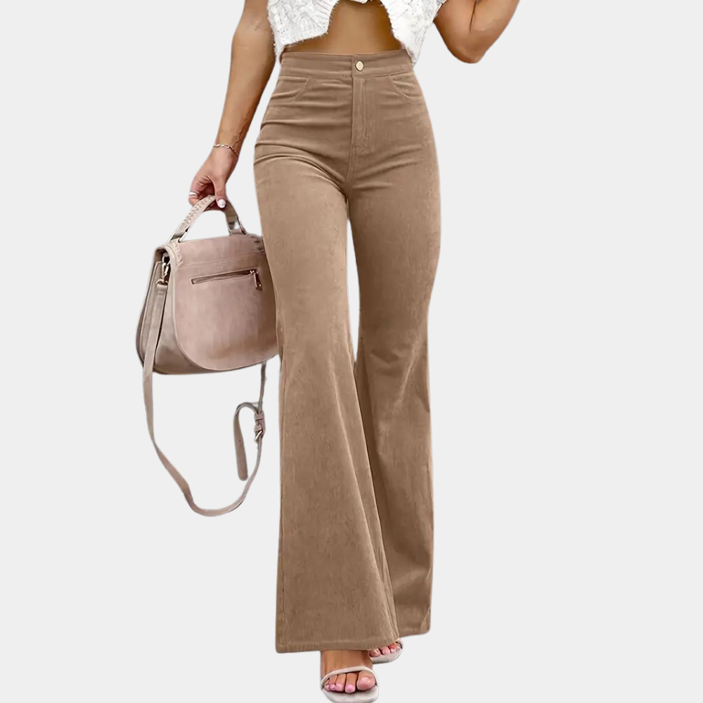 Sylvie - Elegant Flared Trousers for Women for Summer