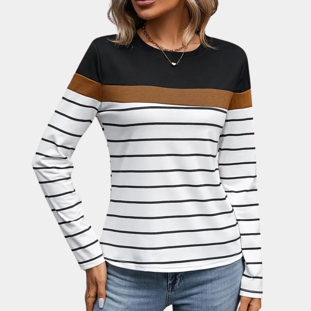 Solveiga - Striped Summer T-Shirt for Women