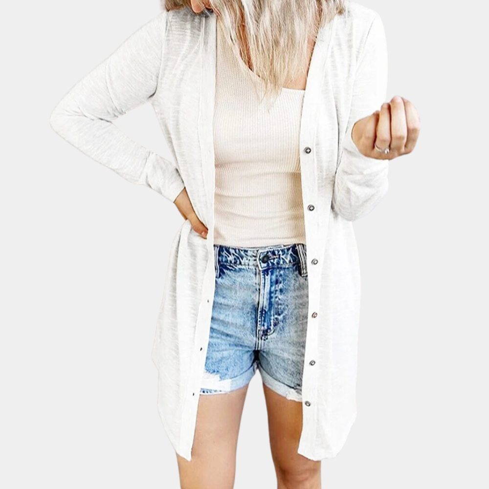 Aiga - Simple Ladies' Cardigan for Summer
