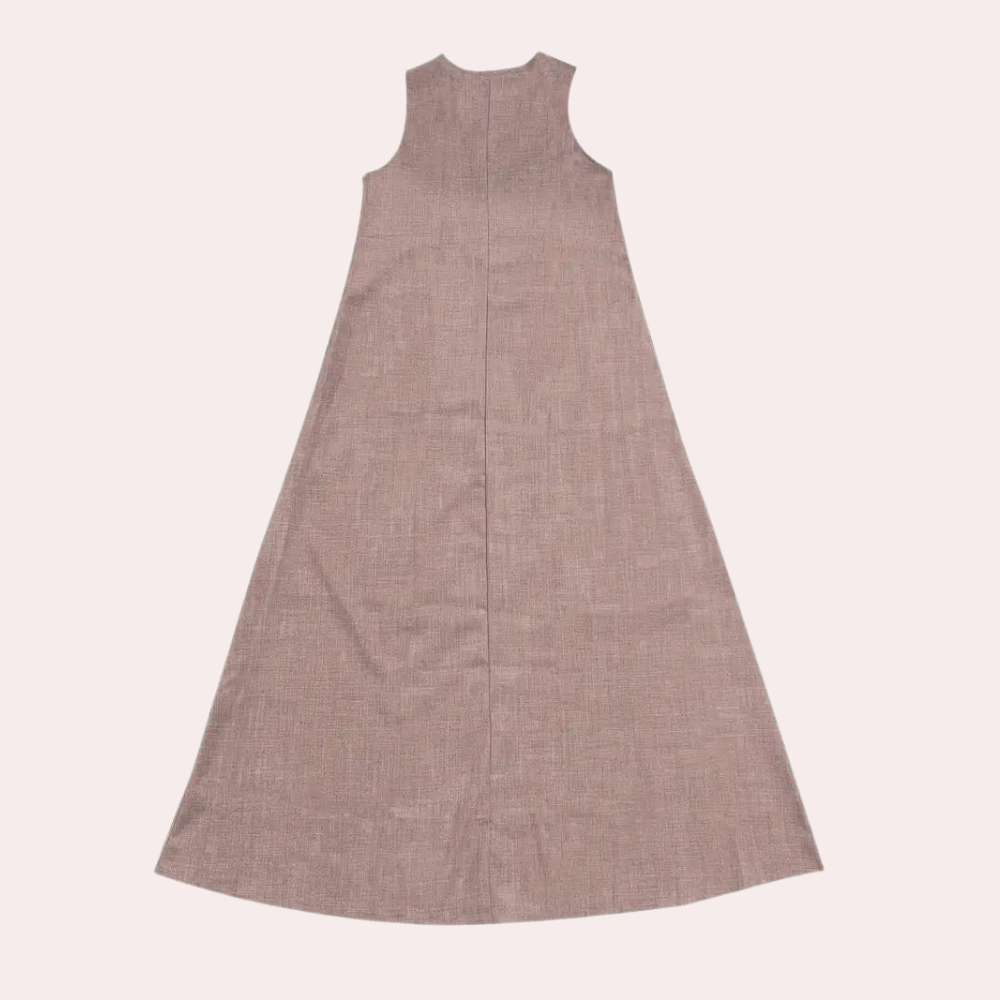 Casual V-Neck Ladies Maxi Summer Dress