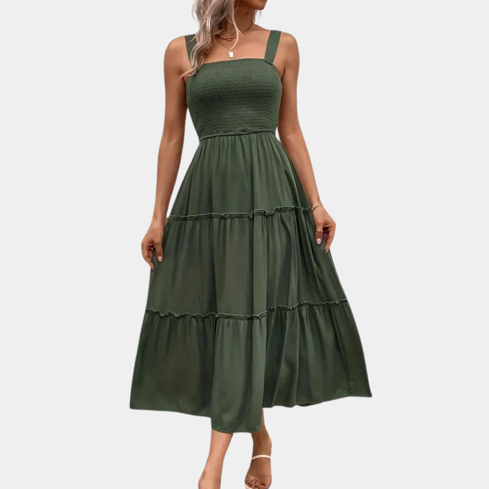 Casual breathable women's dress for summer