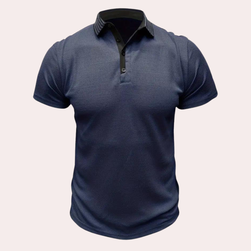 Casual men's short-sleeved shirt for summer