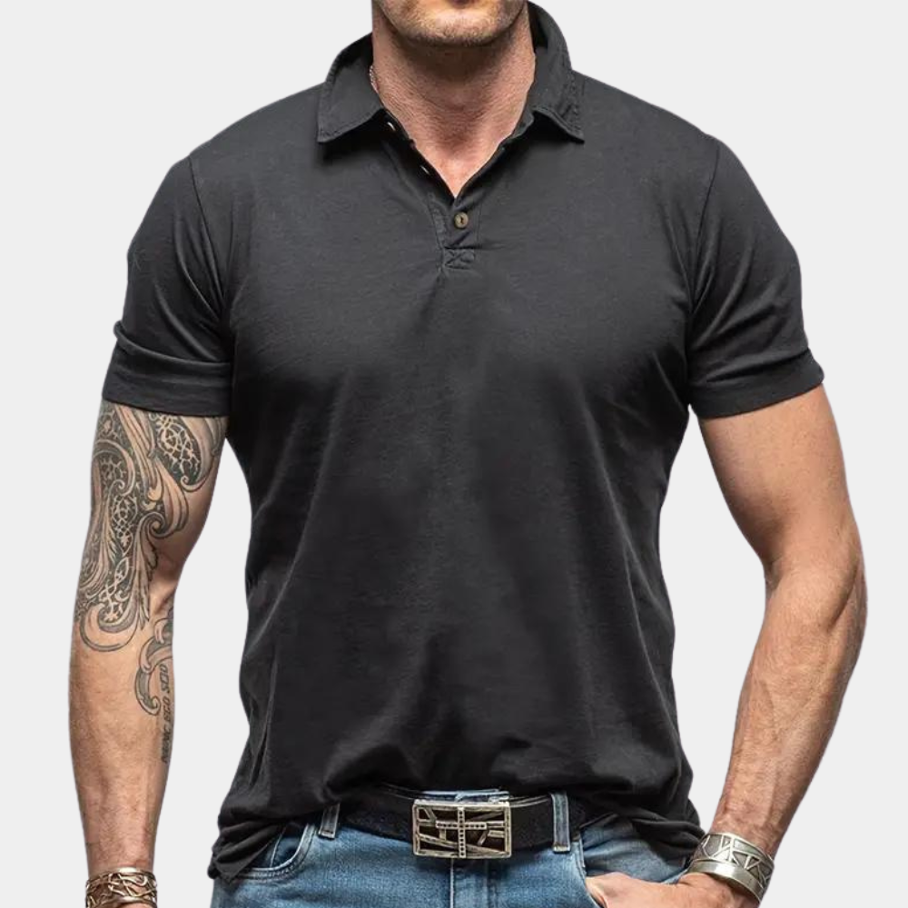 Casual men's polo shirt for summer