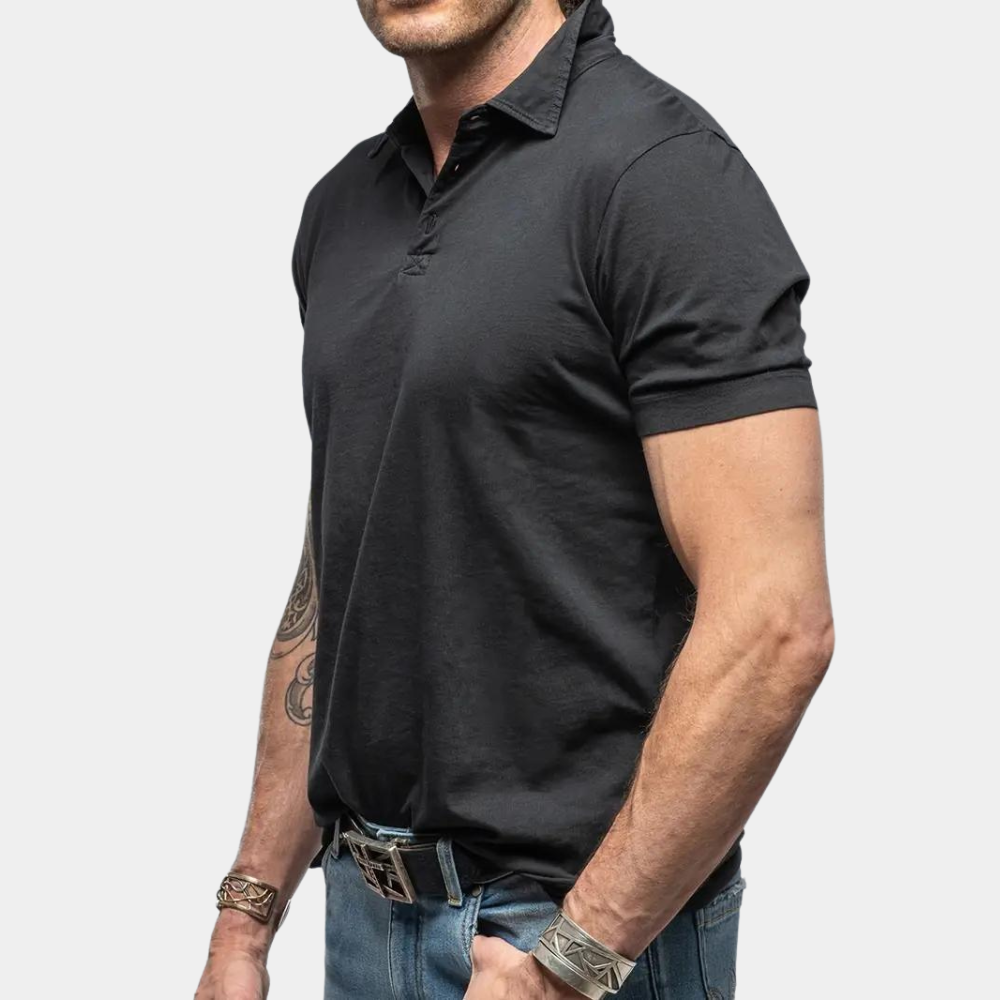 Casual men's polo shirt for summer