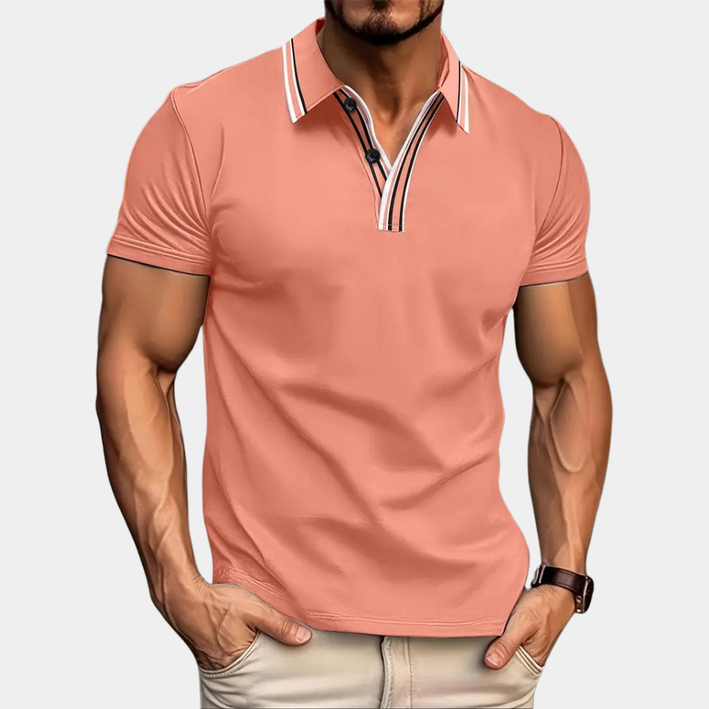 Trendy and Lightweight Men's Polo Shirt for Summer