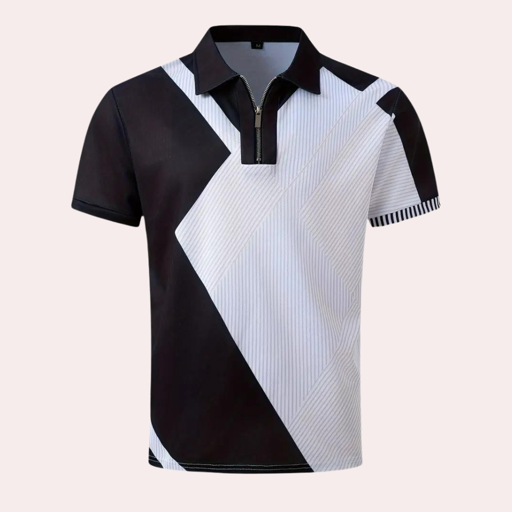 Stylish Summer Polo with Colour Block for Men