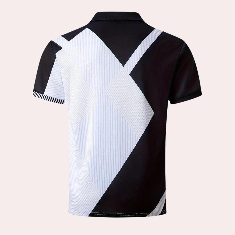 Stylish Summer Polo with Colour Block for Men
