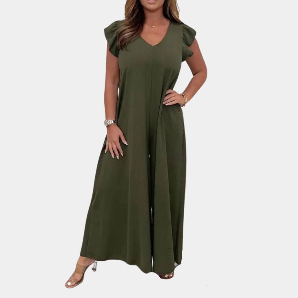Casual summer jumpsuit dress for women