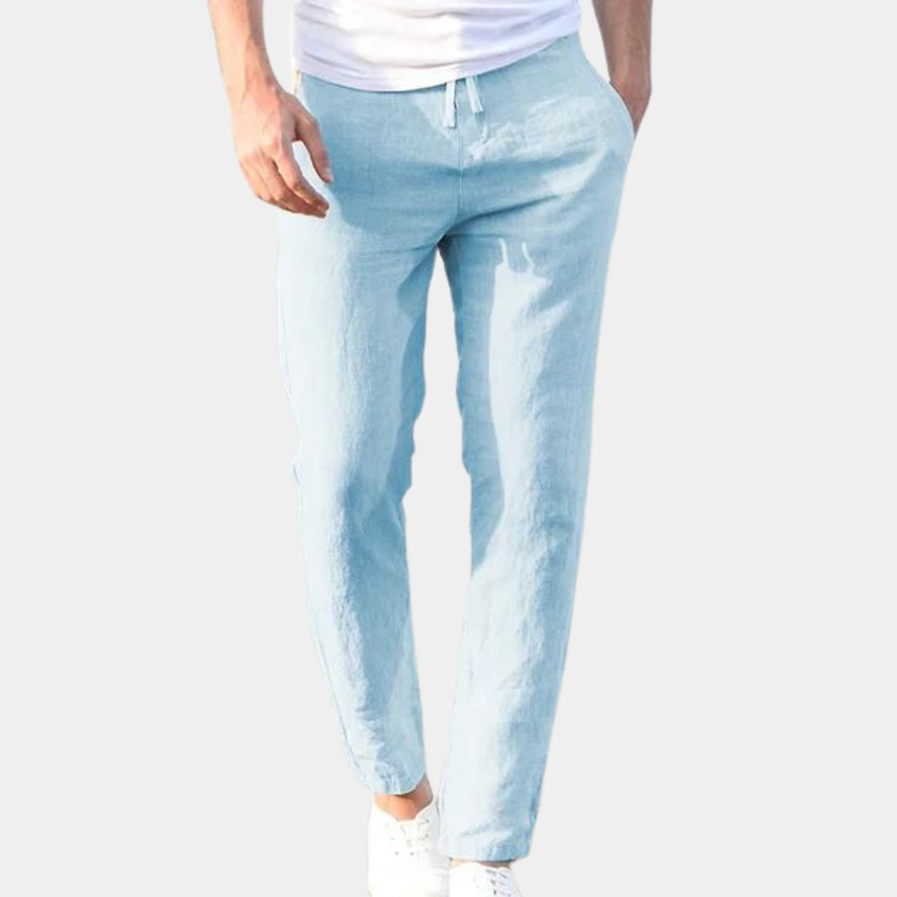 Comfortable and breathable men's trousers for summer