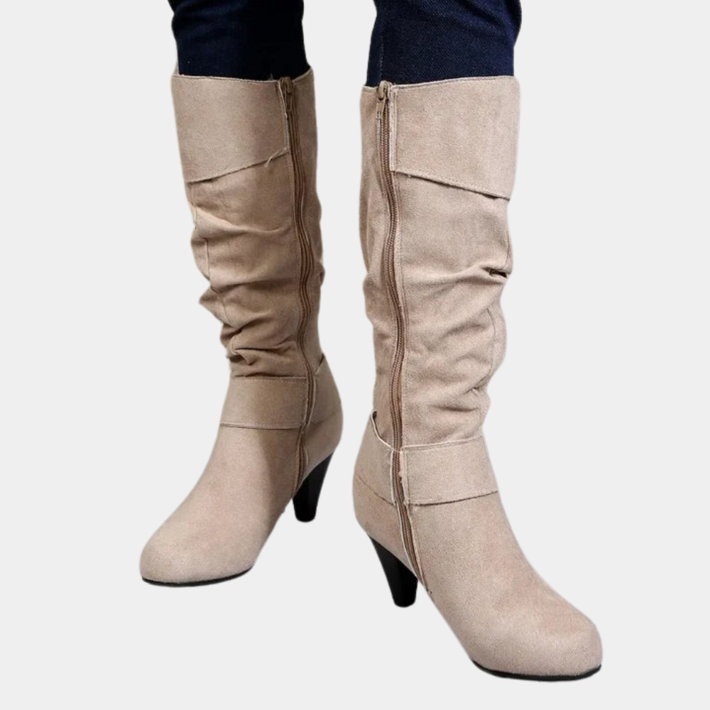 Trendy ladies' knee-high boots for summer