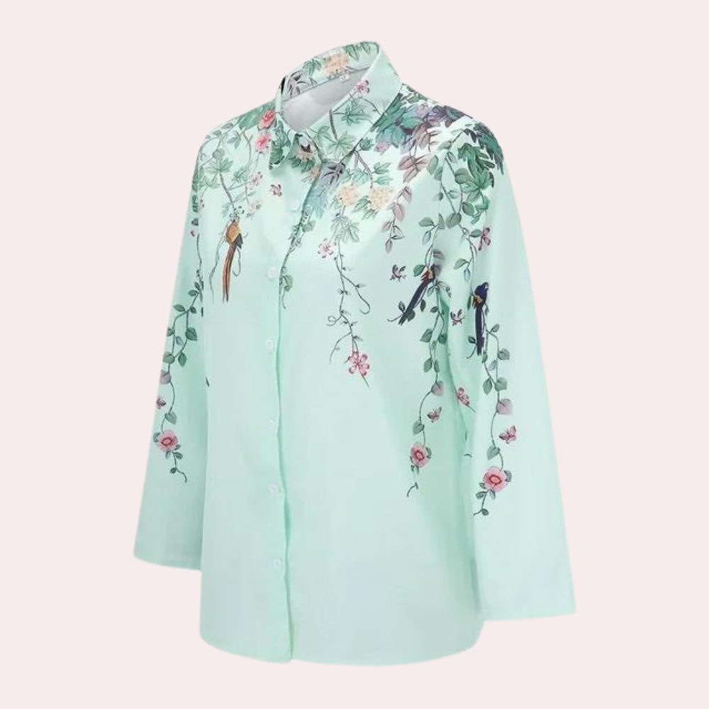 Summer Floral Women's Blouse