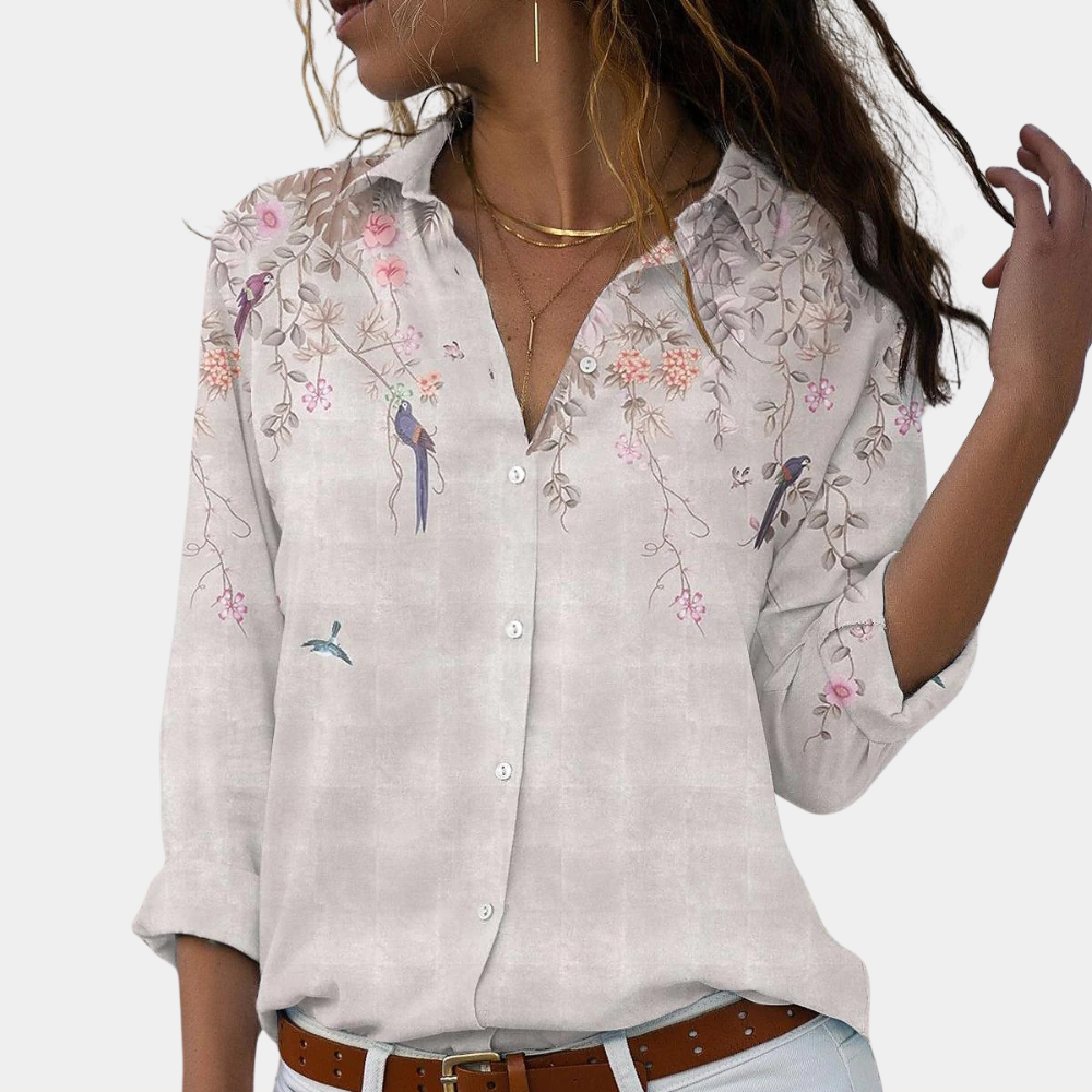Summer Floral Women's Blouse