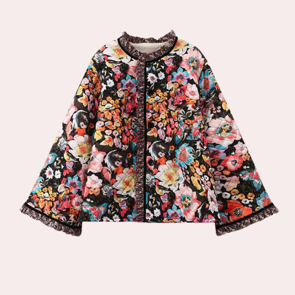 Trendy Floral Ladies' Jacket for Summer